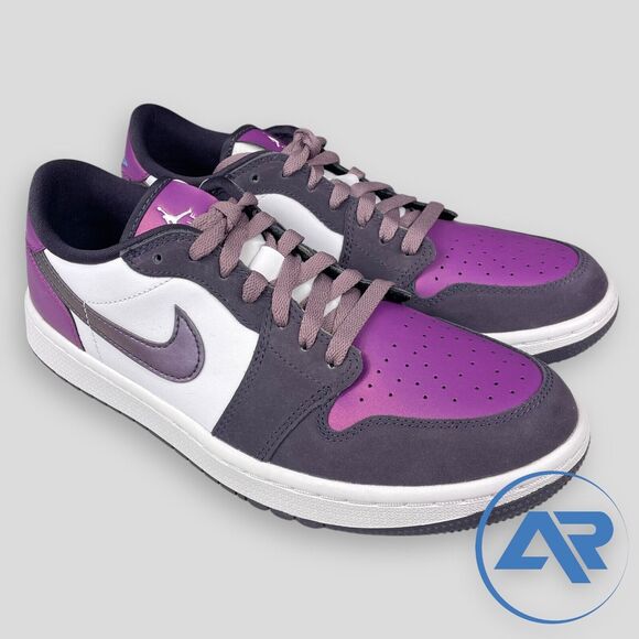 Nike Air Jordan 1 Low G Golf White Cave Purple Smoke Men\'s Sizes DZ9787-155 main image 7